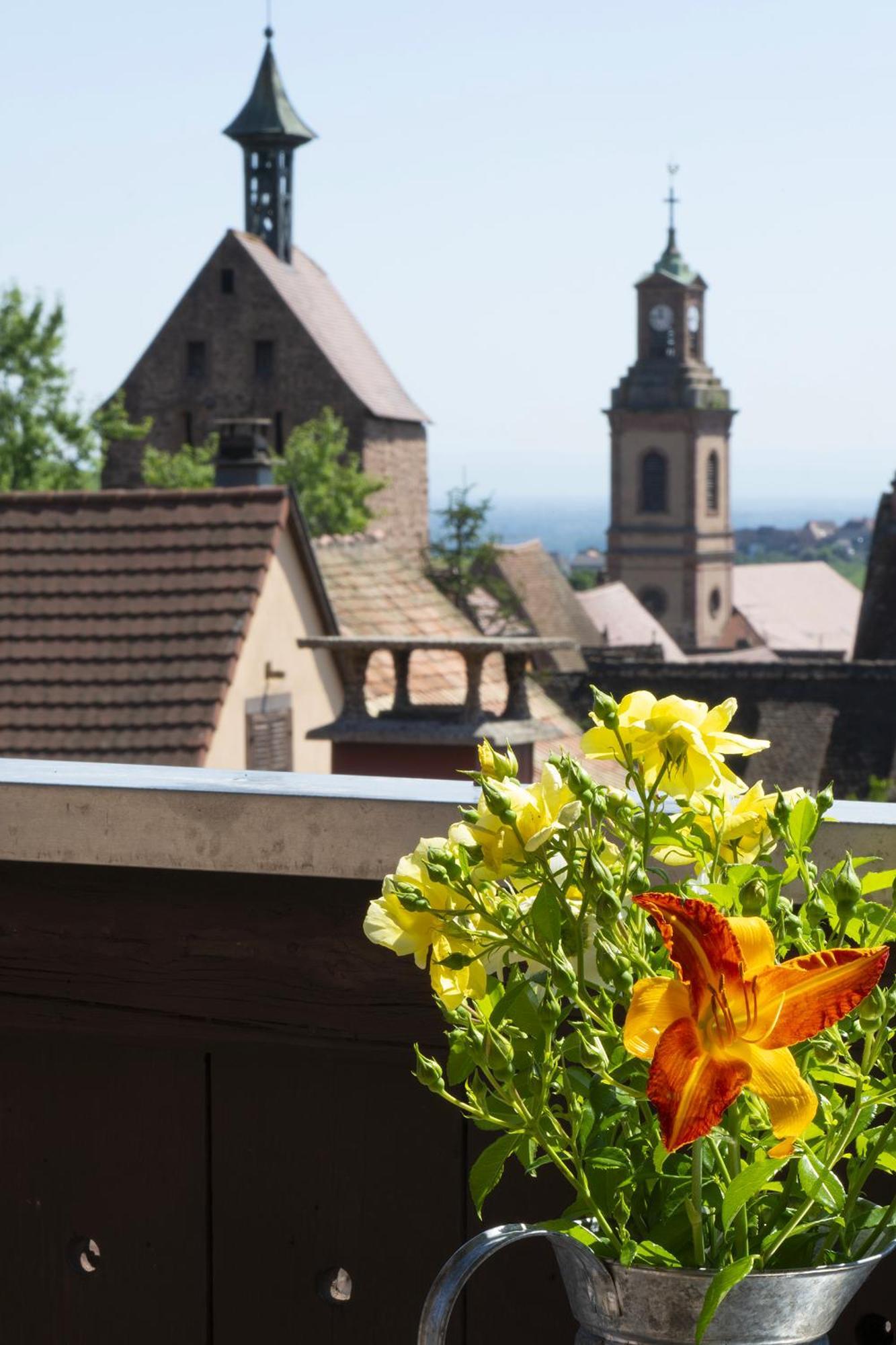 Appartement RIESLING - Vue imprenable sur le vignoble à Riquewihr Extérieur photo