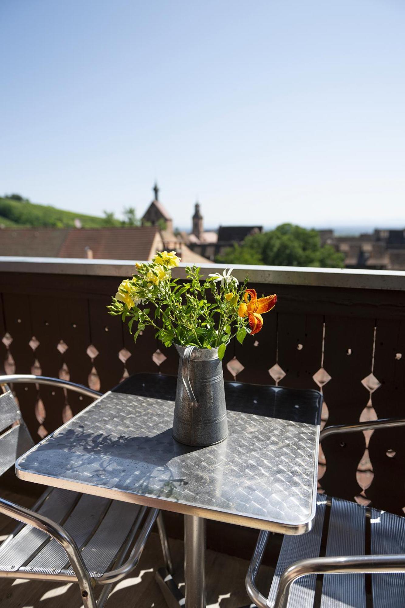 Appartement RIESLING - Vue imprenable sur le vignoble à Riquewihr Extérieur photo